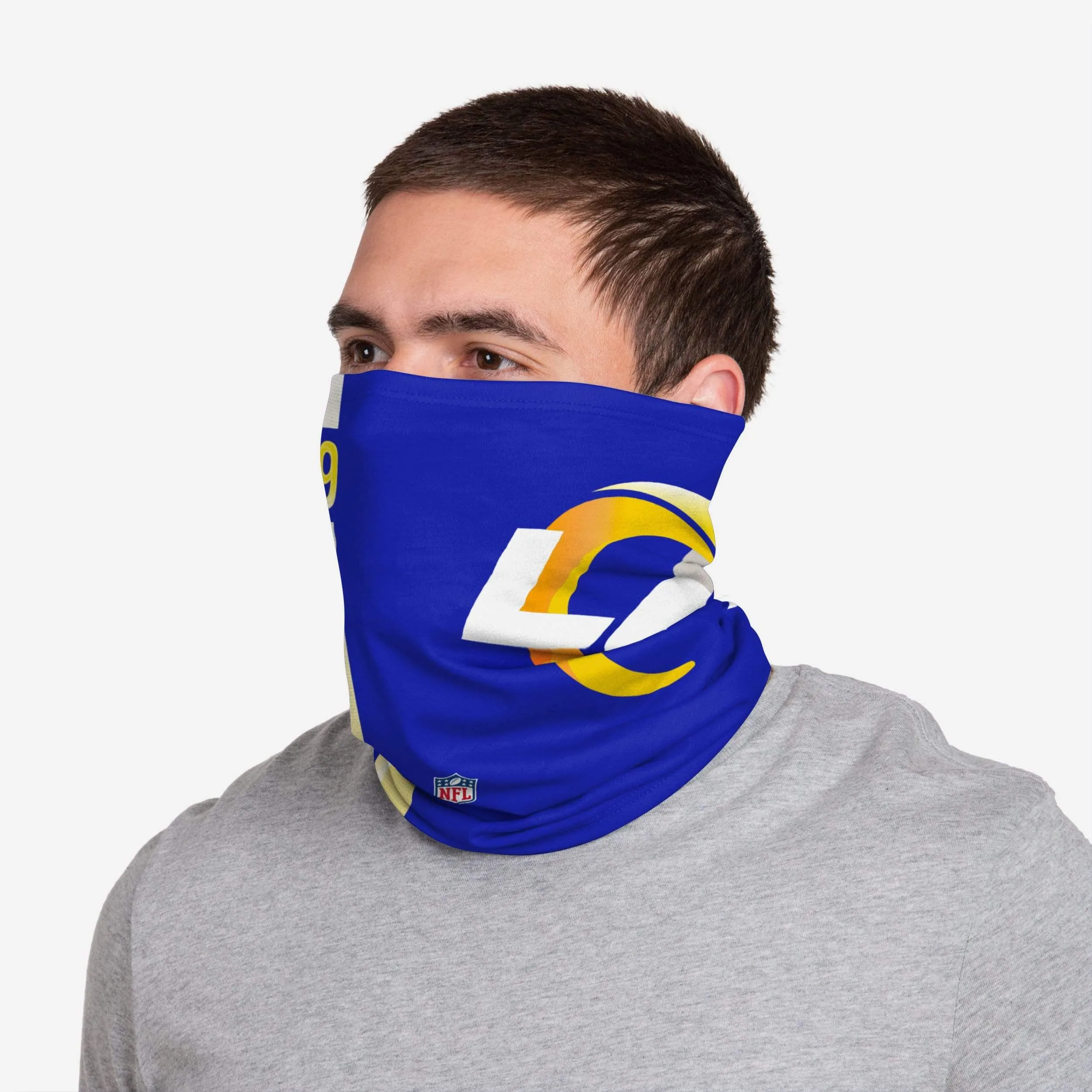 Aaron Donald Los Angeles Rams On-Field Sideline Logo Gaiter Scarf