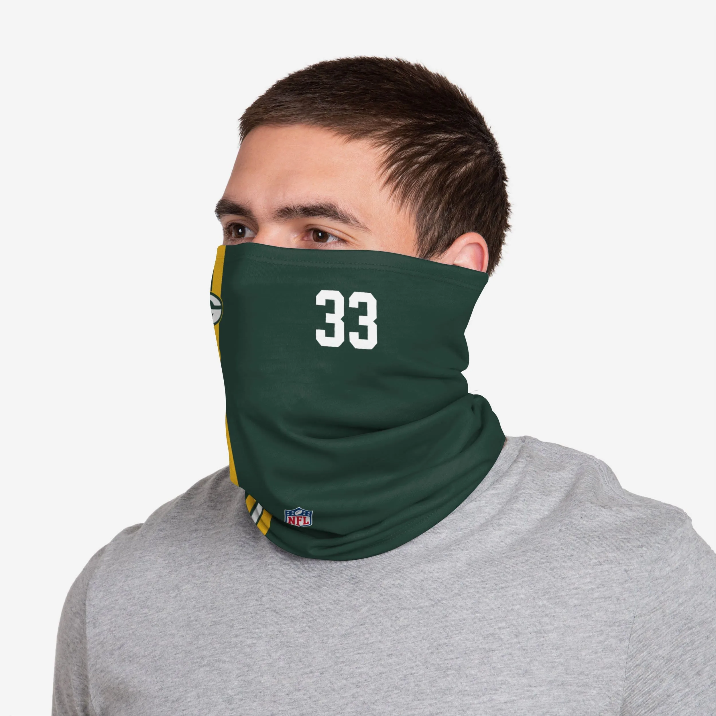 Aaron Jones Green Bay Packers On-Field Sideline Gaiter Scarf