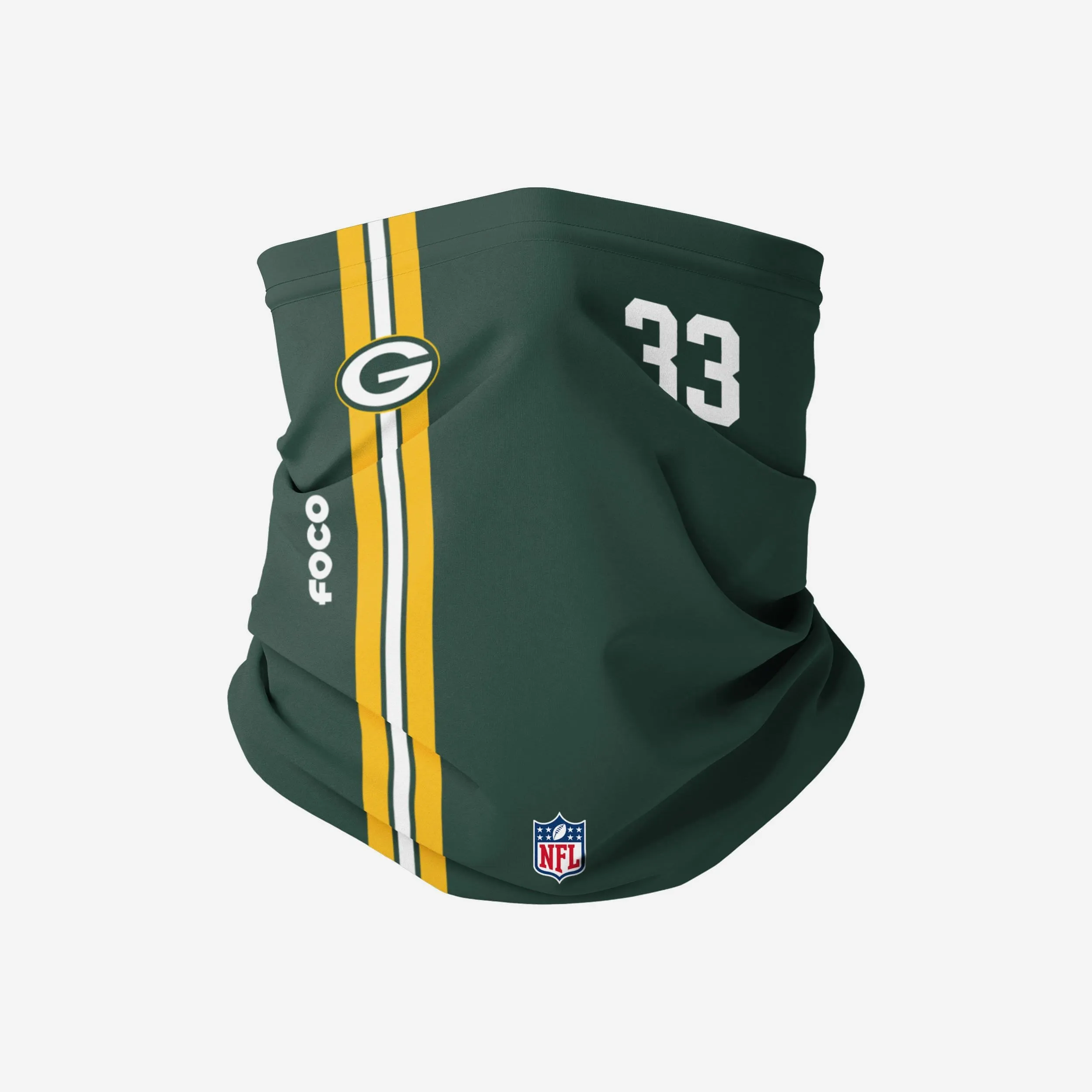 Aaron Jones Green Bay Packers On-Field Sideline Gaiter Scarf