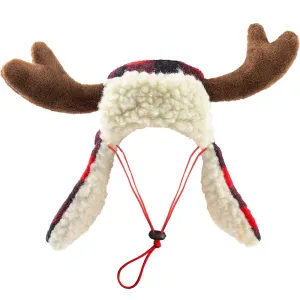 Buffalo Check Antler Hat with SnugFit®
