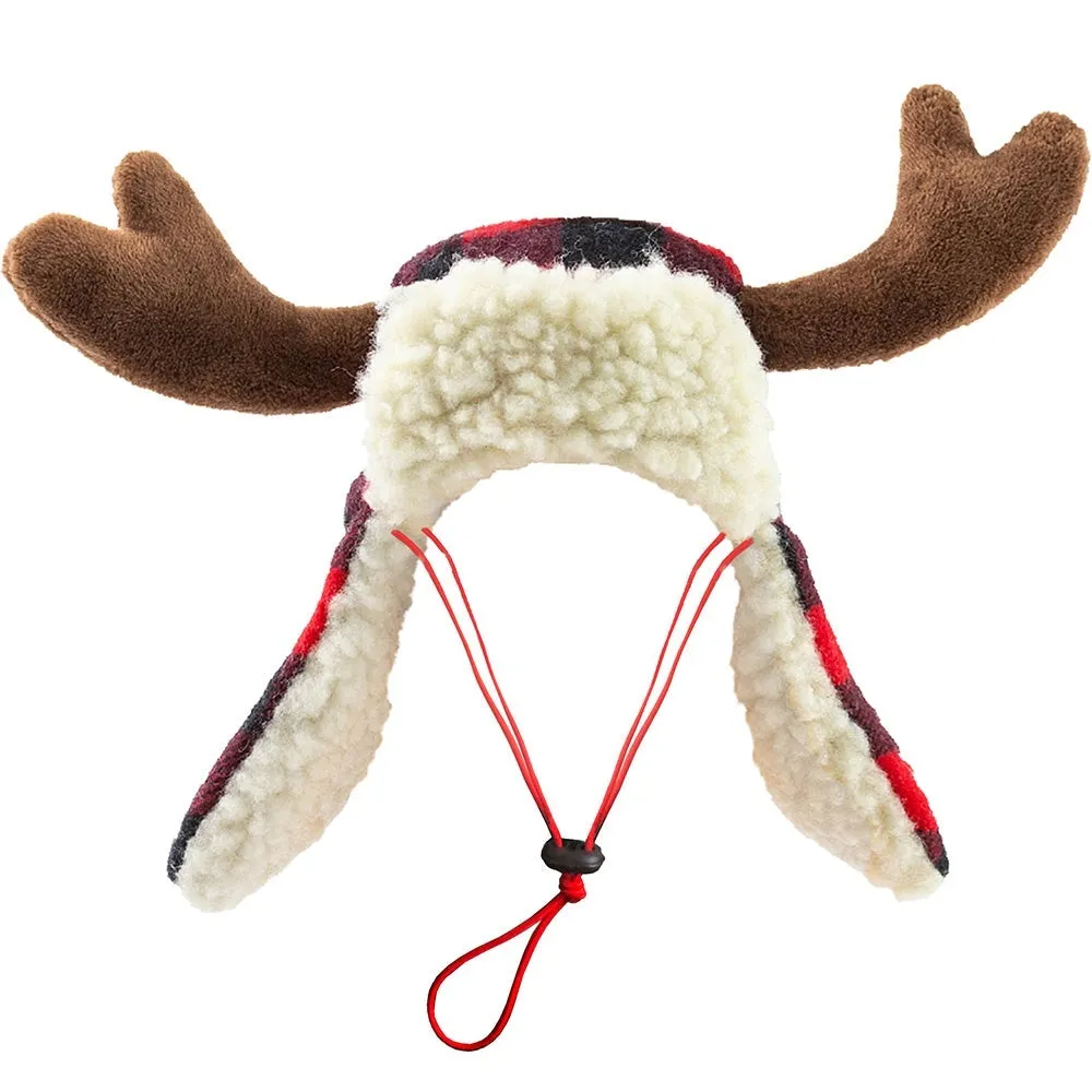 Buffalo Check Antler Hat with SnugFit®