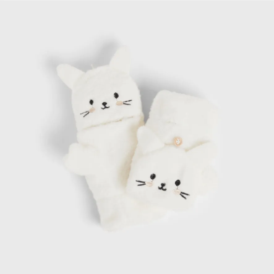 Fluffy Cat Mittens