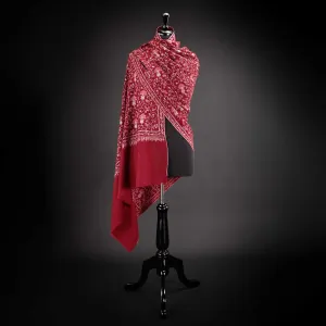 Ganderbal Hand Embroidered Pashmina Sozni Tilla