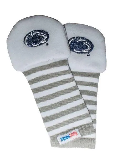 Handsocks 102XS PENN (Logo) Plush Stay-On Strap-Free No-Scratch Warm Baby & Kid Mittens