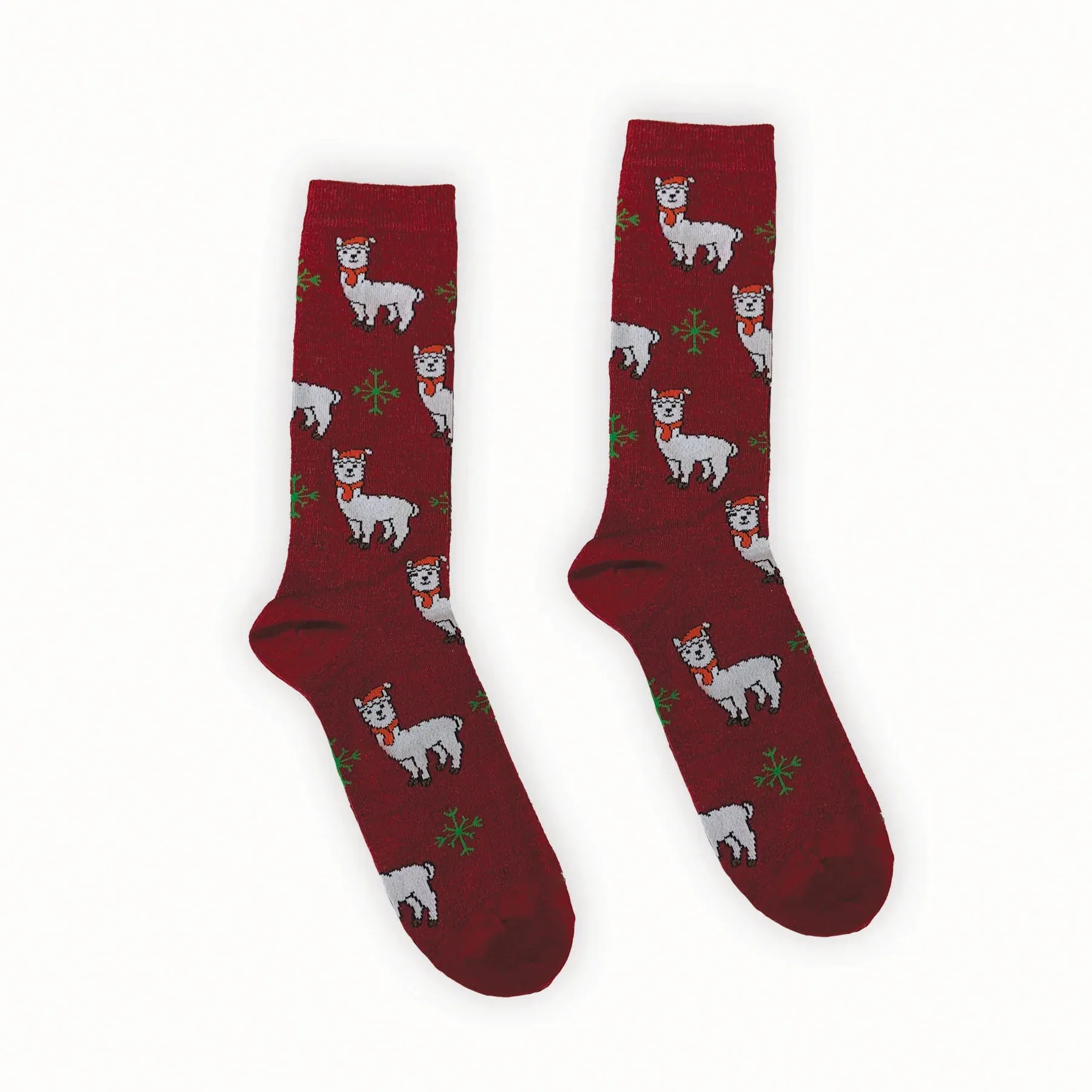 Pokoloko - Festive Alpaca Socks Red