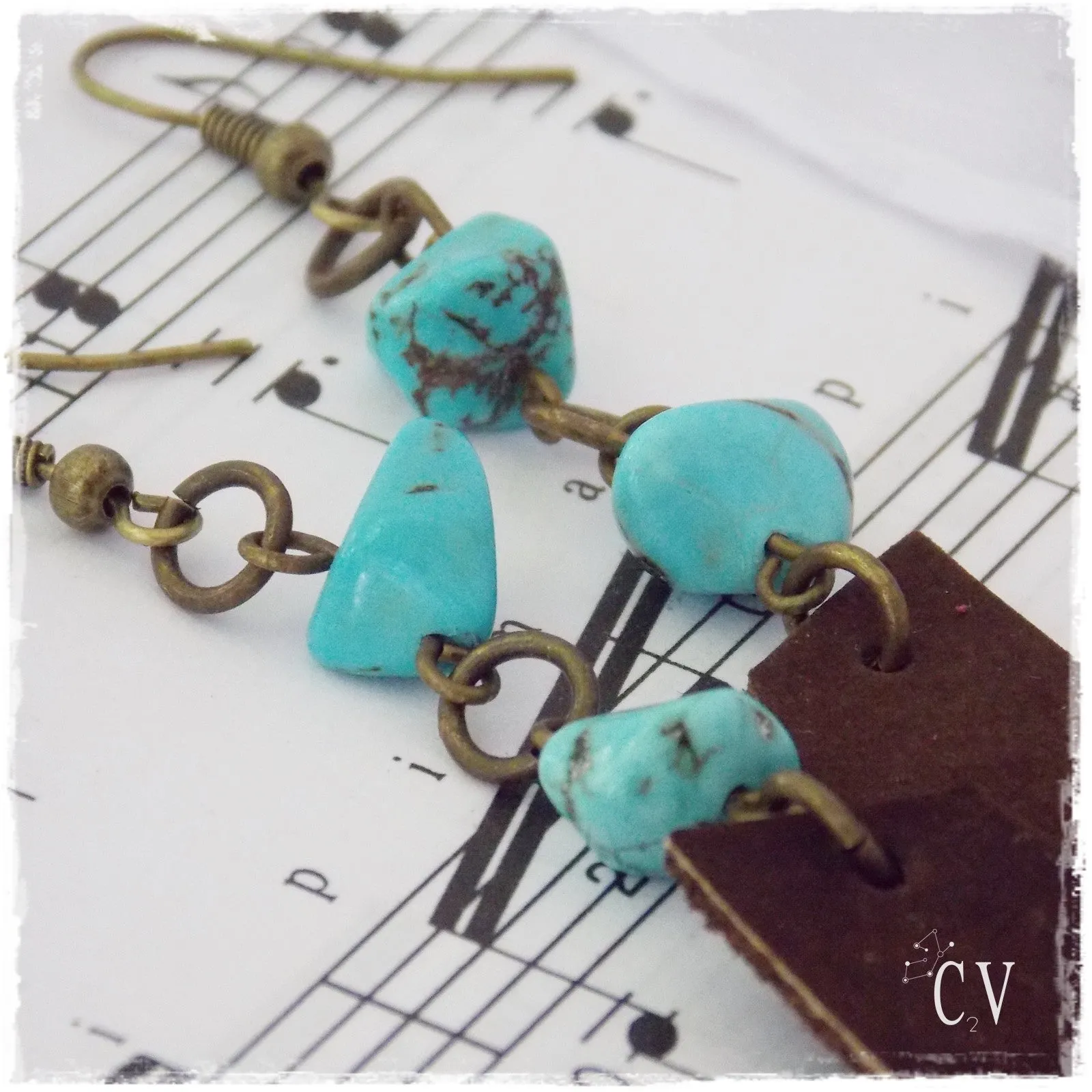 Turquoise Talisman Earrings