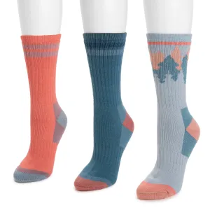 Women's 3 Pair Pack Heat Retainer Hiking Socks